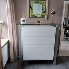 Geschirrschrank mit Schubkästen MDF Hochglanz lackiert | © Tischlerei Berghahn