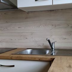 Nischenplatte, Schichtstoff beschichtet, Eiche weiß